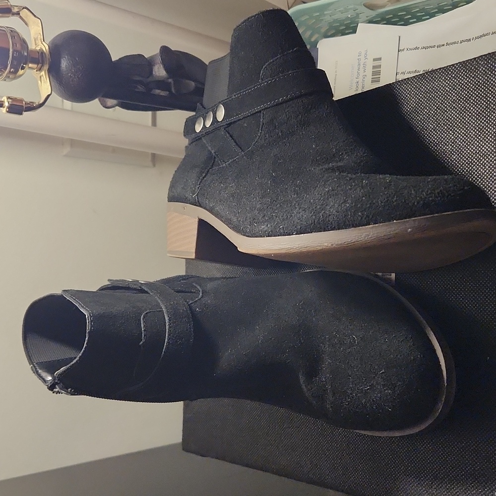 Kensie leather ankle boots sz 8.5